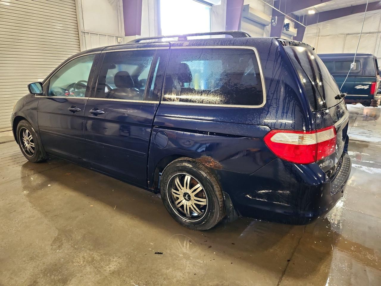 2005 Honda Odyssey Touring Синий vin: 5FNRL38865B128293
