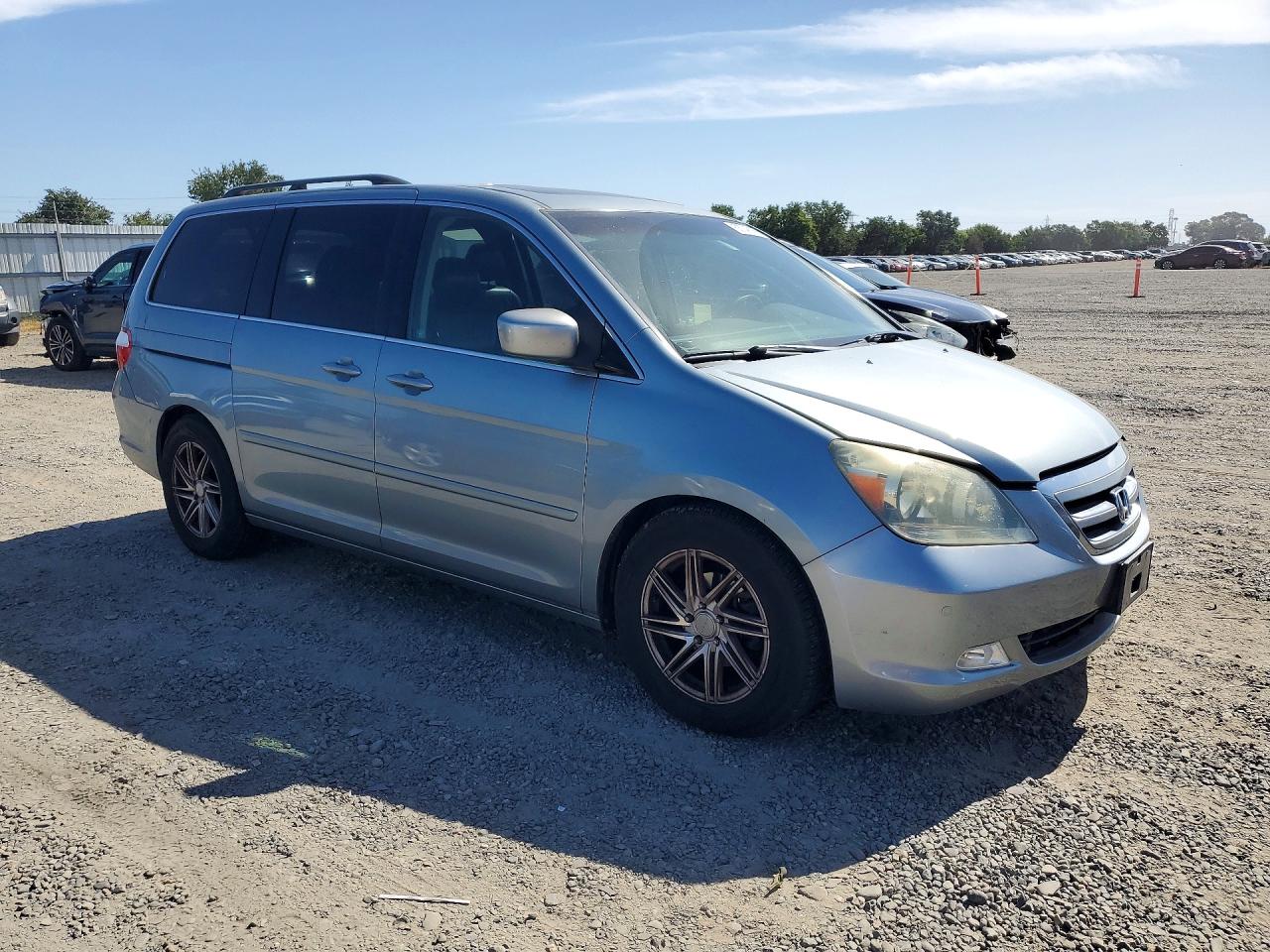 2006 Honda Odyssey Touring Gray vin: 5FNRL38866B033833