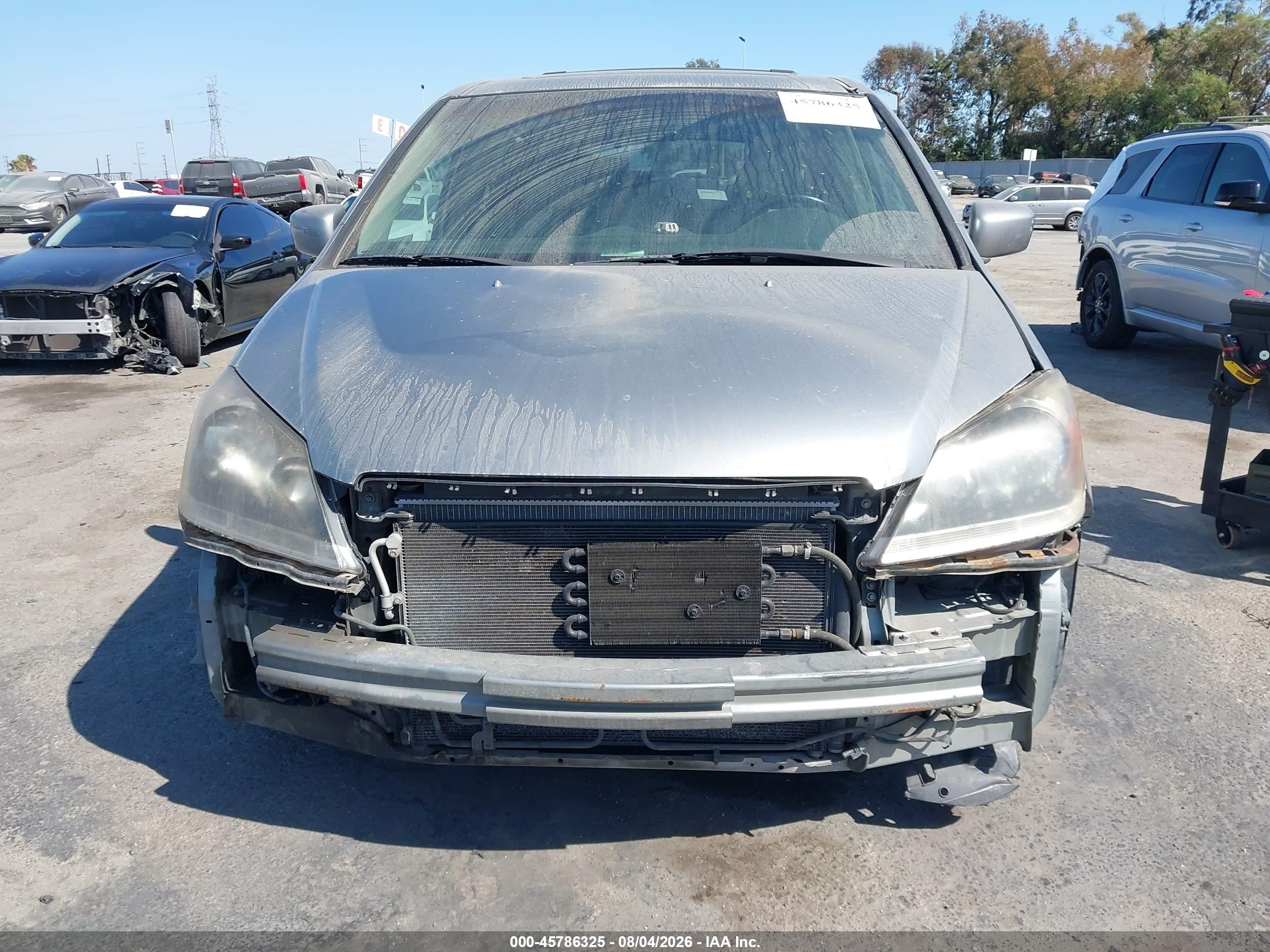 2005 Honda Odyssey Touring Gray vin: 5FNRL38875B030292