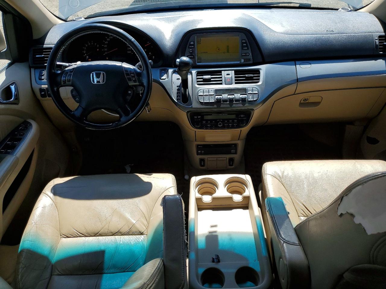 2007 Honda Odyssey Touring Silver vin: 5FNRL38877B506818