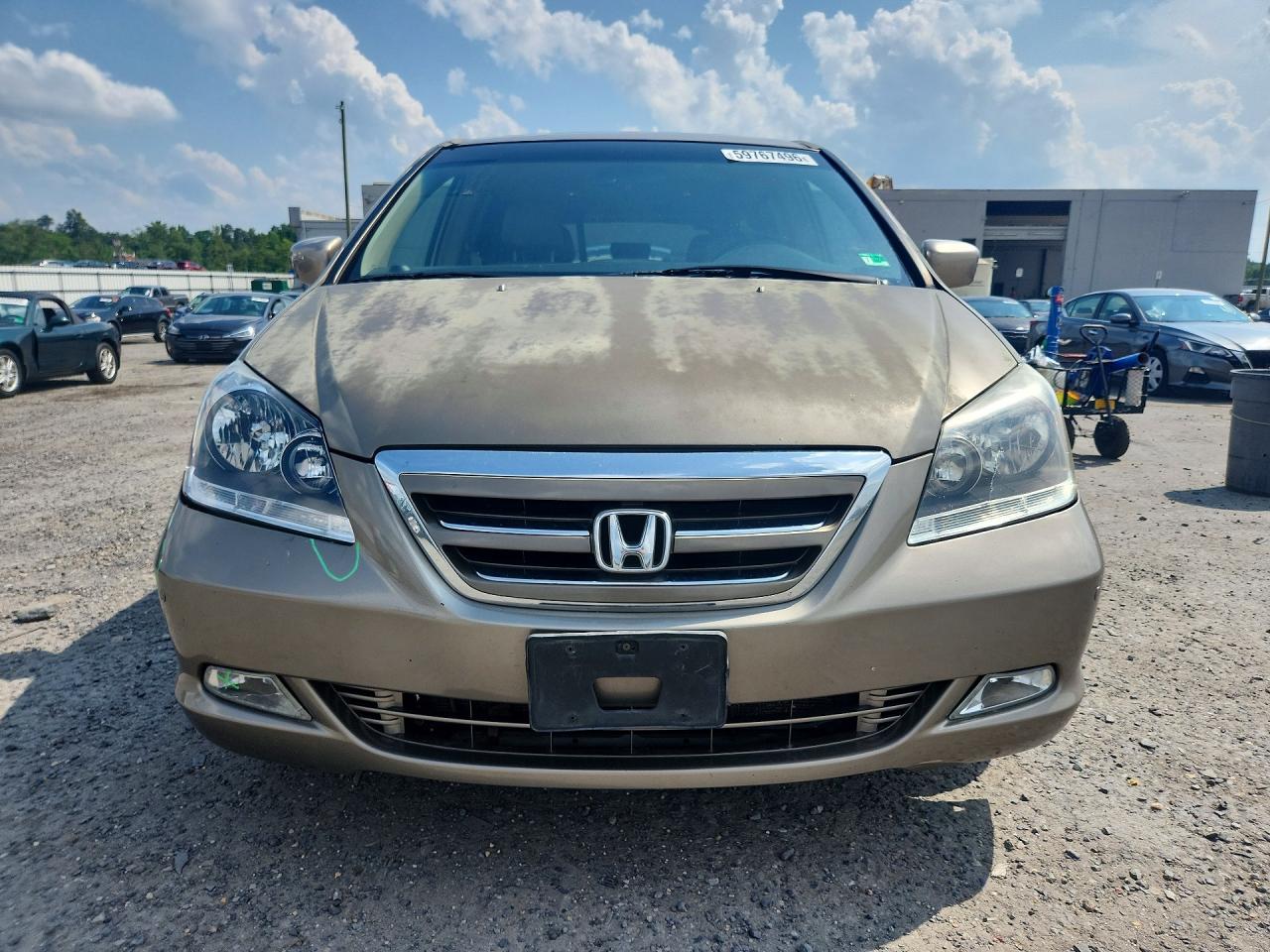 2005 Honda Odyssey Touring Beige vin: 5FNRL38885B130756