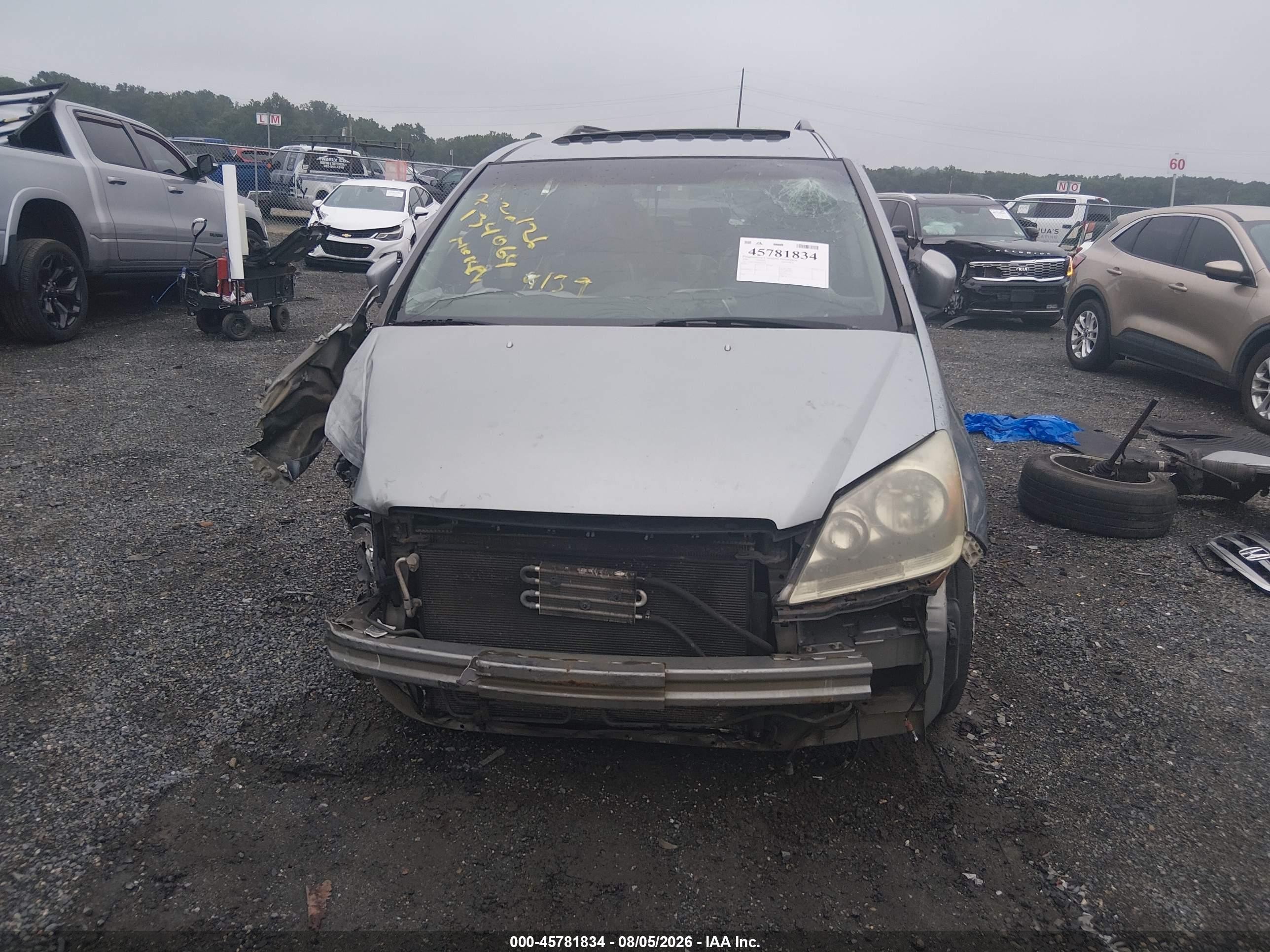 2006 Honda Odyssey Touring Blue vin: 5FNRL38886B019139