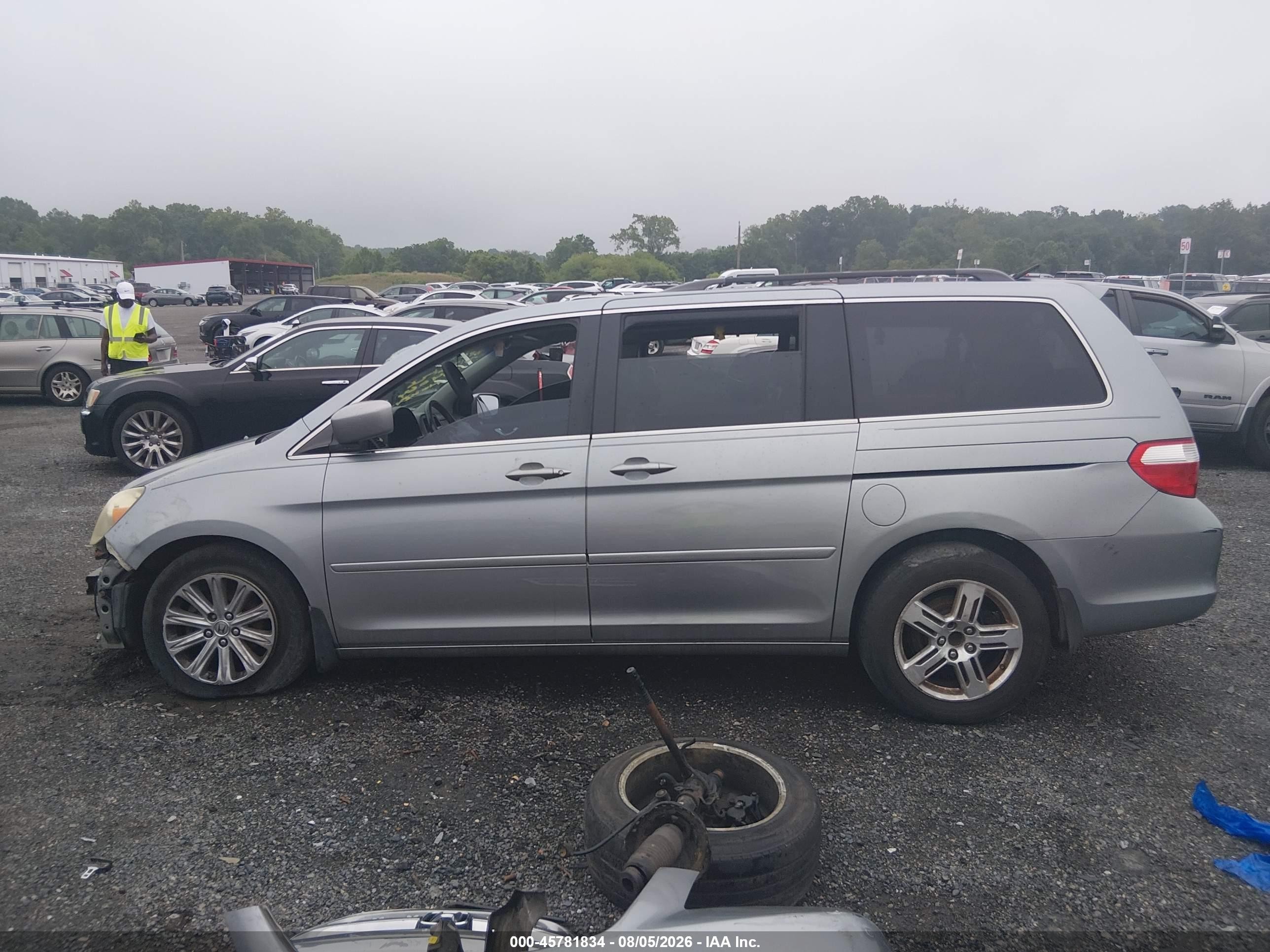 2006 Honda Odyssey Touring Blue vin: 5FNRL38886B019139
