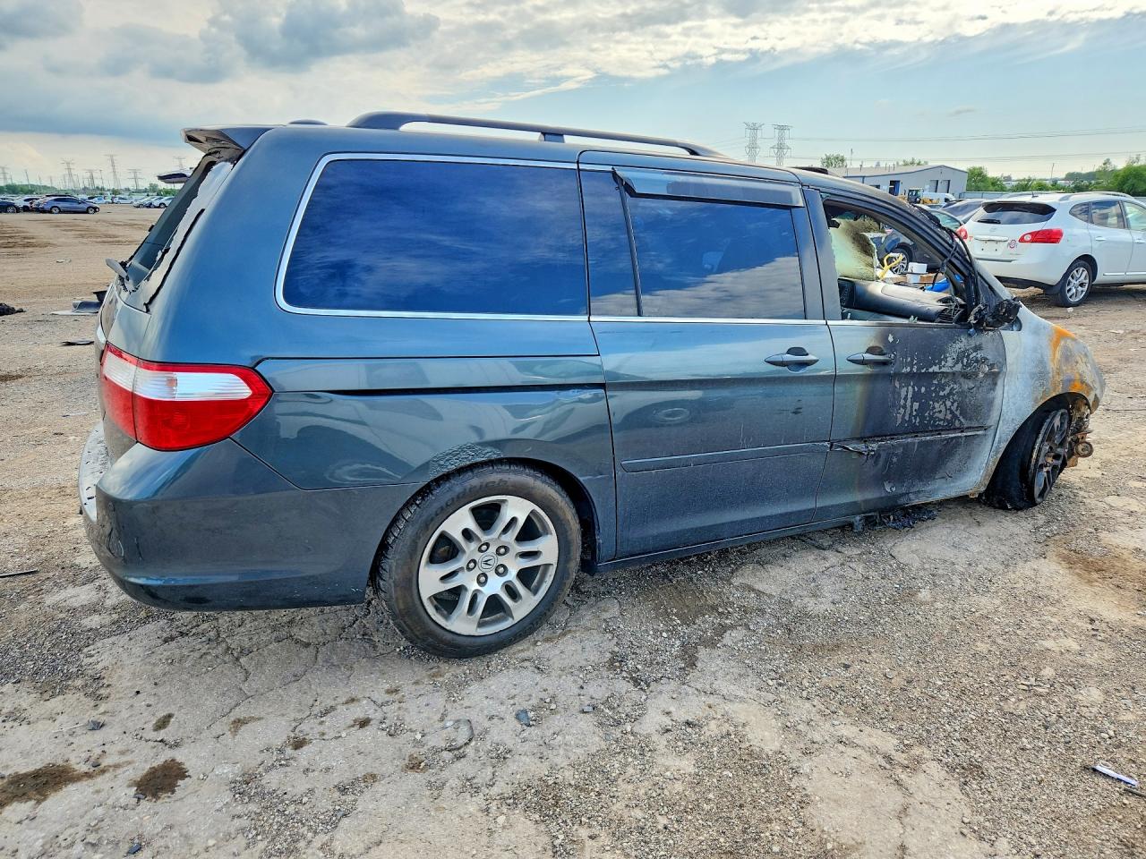 2006 Honda Odyssey Touring Gray vin: 5FNRL38886B101985