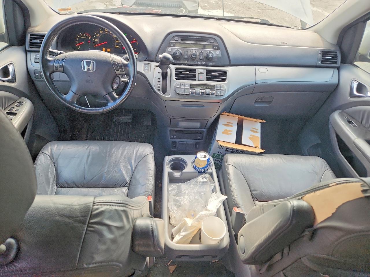2007 Honda Odyssey Touring Silver vin: 5FNRL38887B079696