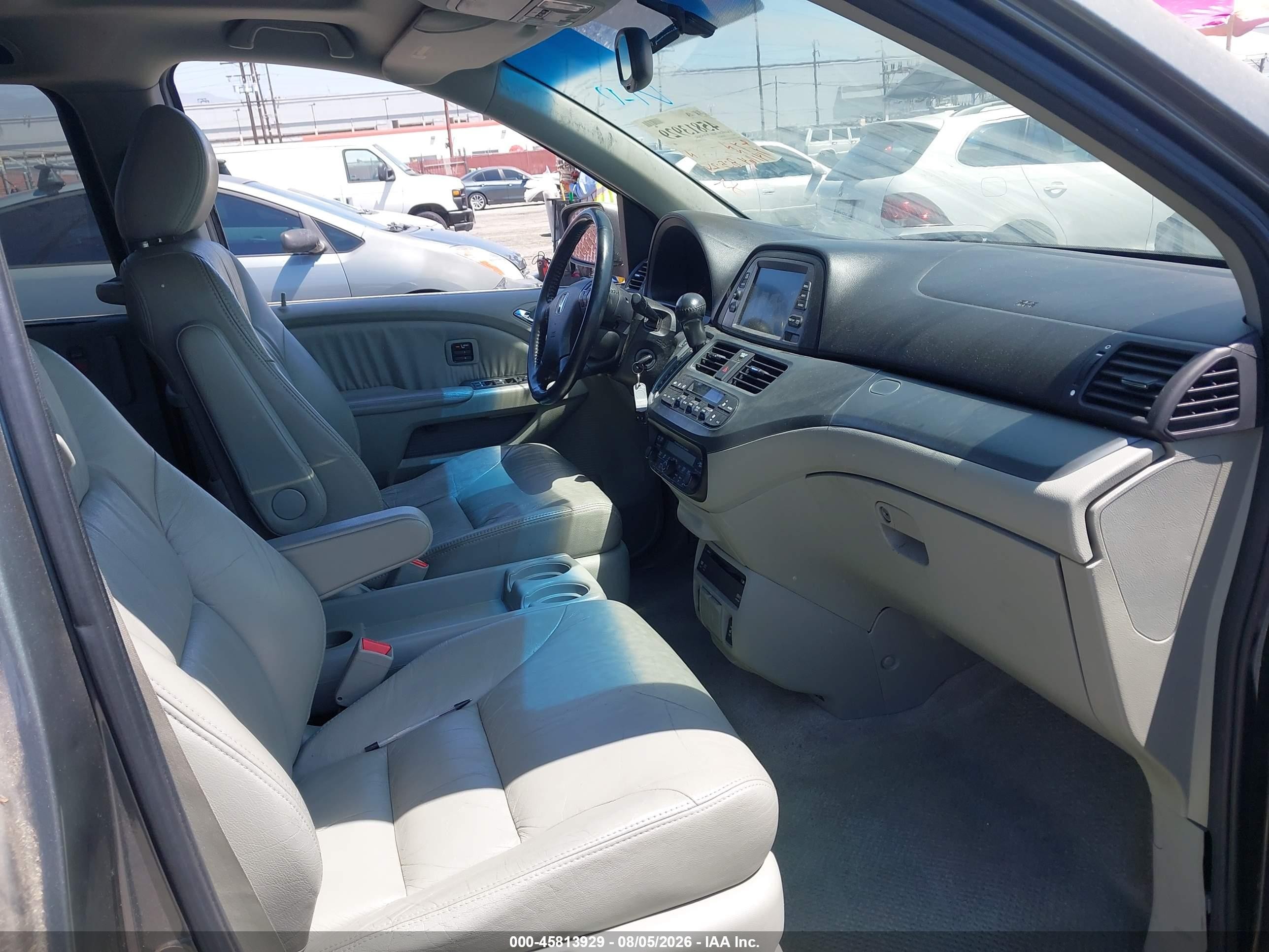 2007 Honda Odyssey Touring Gray vin: 5FNRL38897B003355