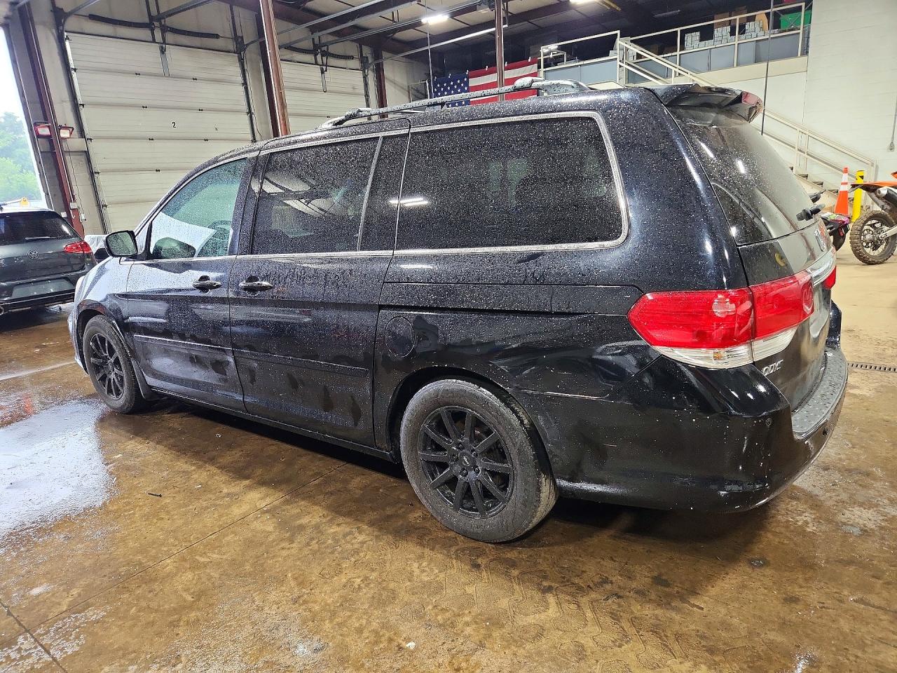 2008 Honda Odyssey Touring Black vin: 5FNRL38898B004619