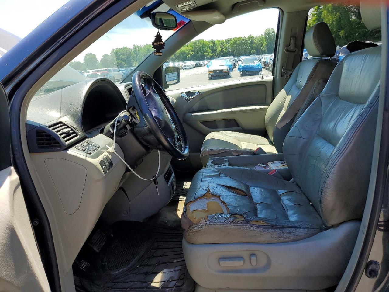 2005 Honda Odyssey Touring Gray vin: 5FNRL388X5B012515