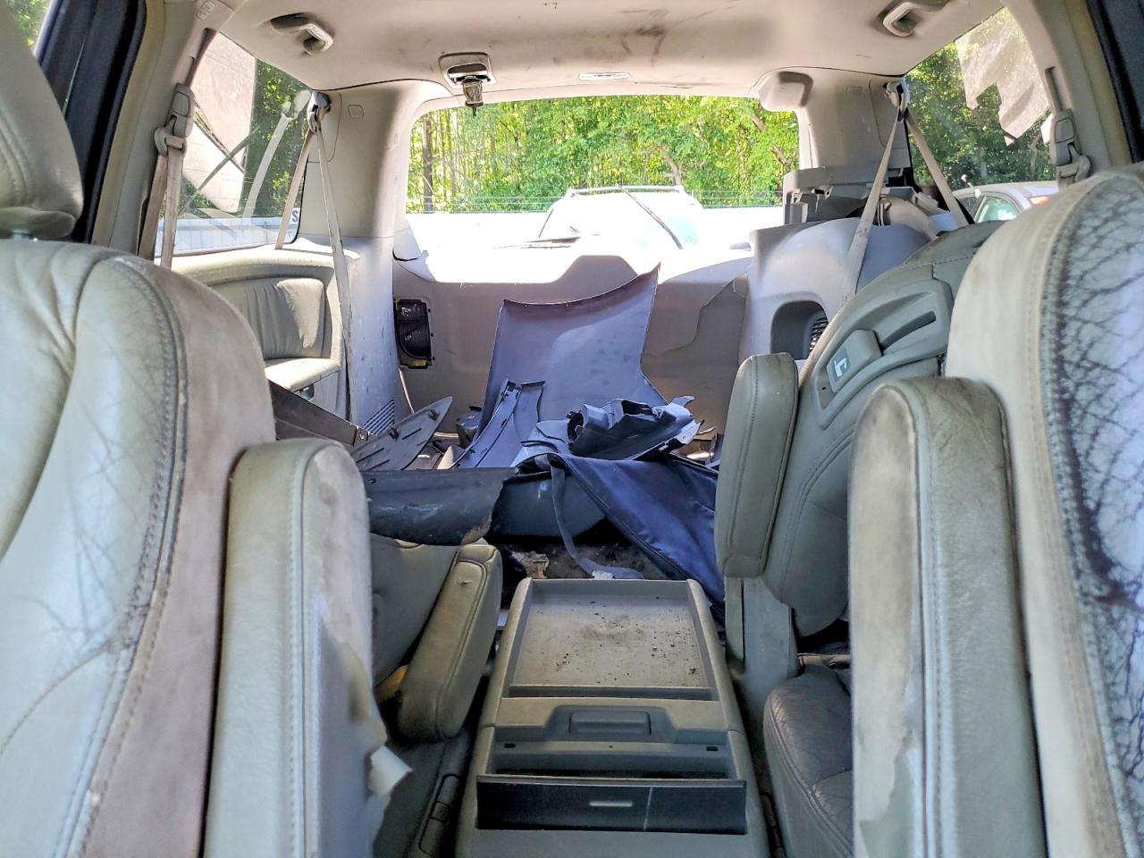 2005 Honda Odyssey Touring Gray vin: 5FNRL388X5B012515