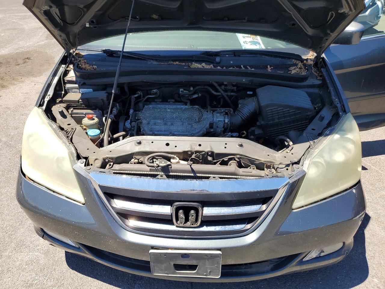 2005 Honda Odyssey Touring Gray vin: 5FNRL388X5B012515