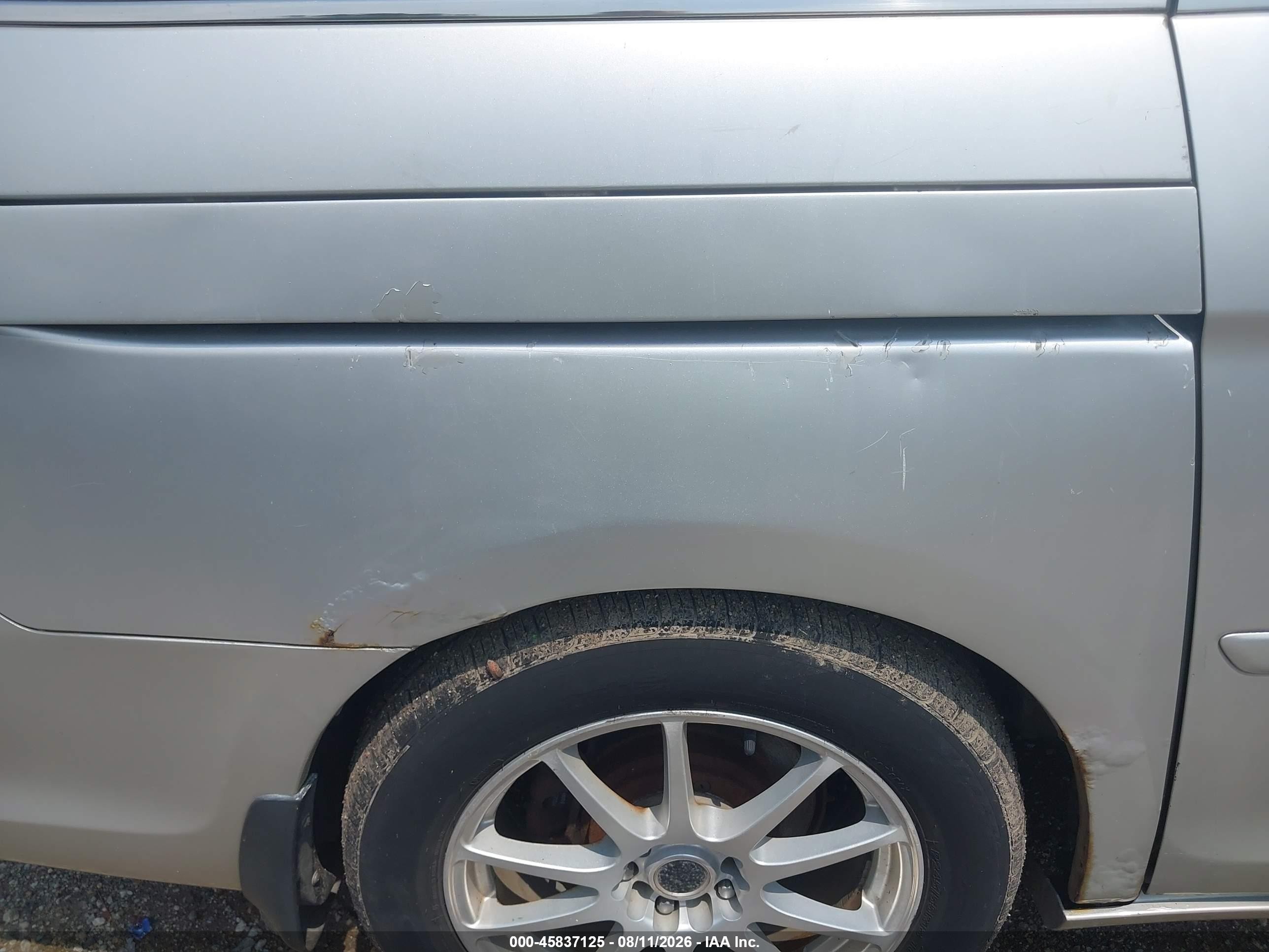 2005 Honda Odyssey Touring Серебряный vin: 5FNRL388X5B097548
