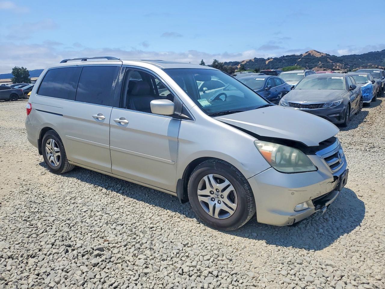 2006 Honda Odyssey Touring Gray vin: 5FNRL388X6B049534