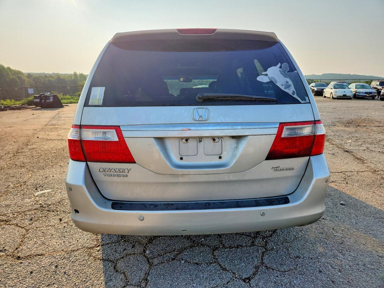 2006 Honda Odyssey Touring Silver vin: 5FNRL388X6B509016