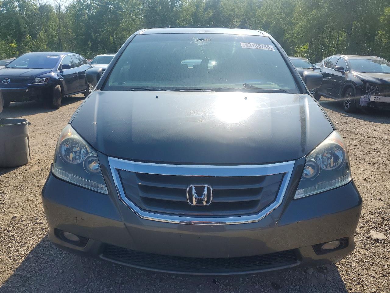 2008 Honda Odyssey Touring Gray vin: 5FNRL38908B044516