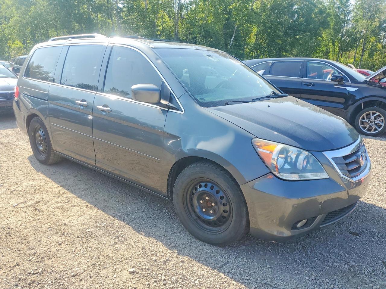 2008 Honda Odyssey Touring Gray vin: 5FNRL38908B044516