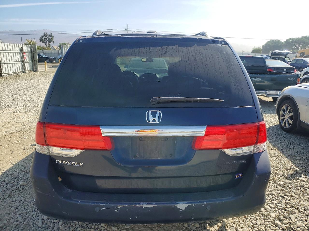 2008 Honda Odyssey Touring Blue vin: 5FNRL38908B065074