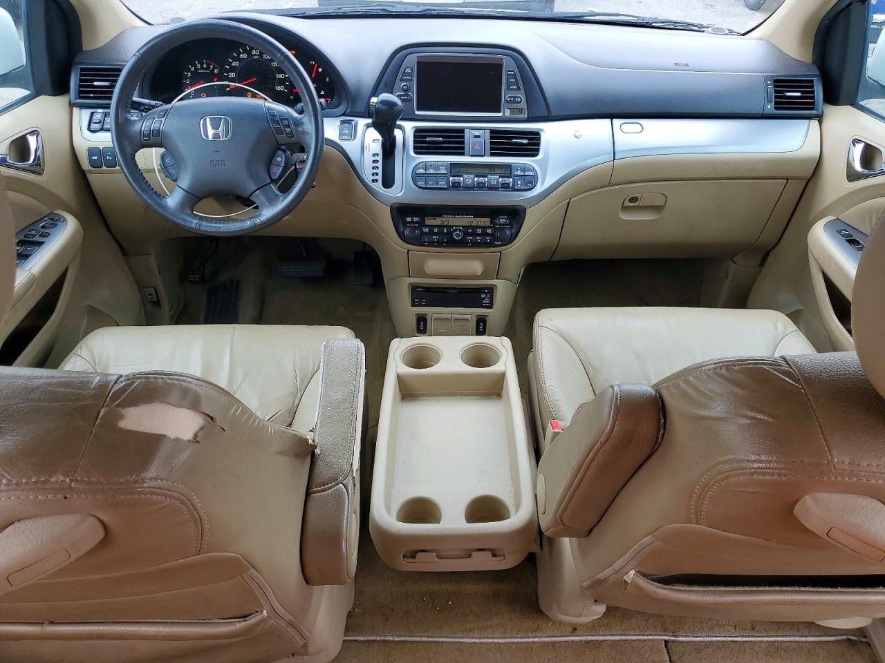 2009 Honda Odyssey Touring White vin: 5FNRL38909B009976
