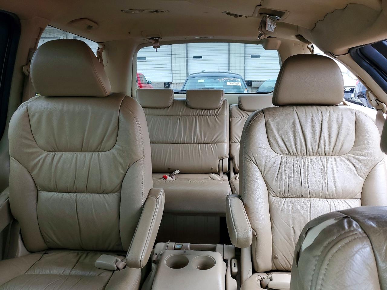 2009 Honda Odyssey Touring White vin: 5FNRL38909B009976