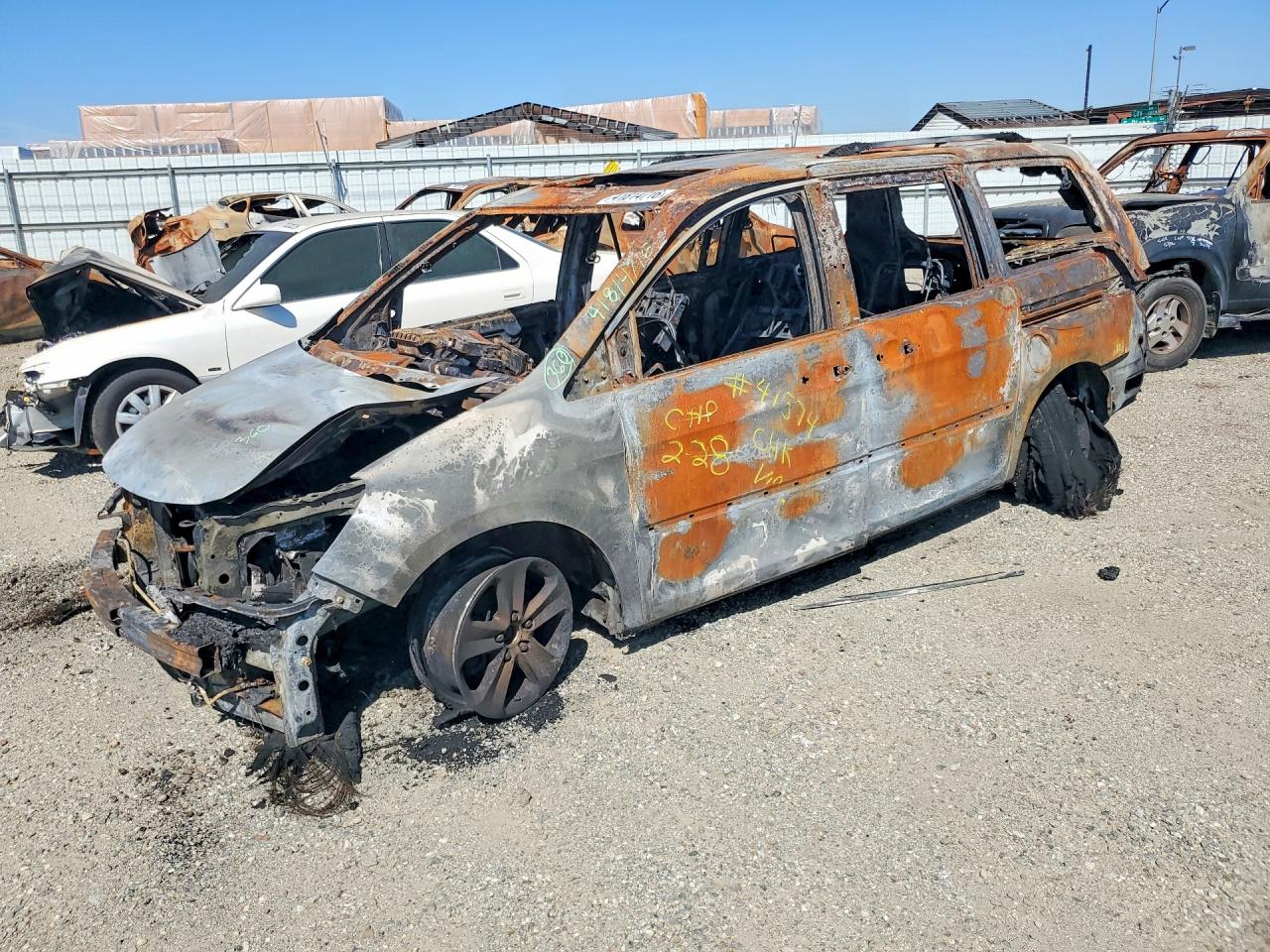 2009 Honda Odyssey Touring Burn vin: 5FNRL38909B024784