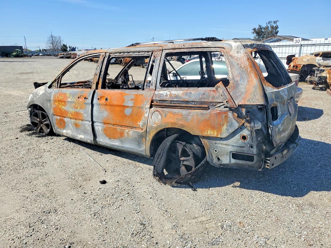 2009 Honda Odyssey Touring Burn vin: 5FNRL38909B024784