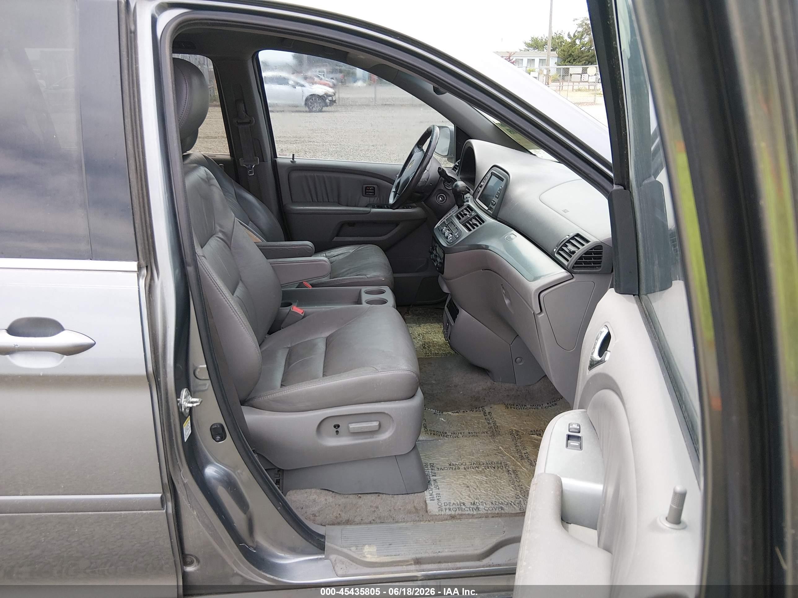2009 Honda Odyssey Touring Light Blue vin: 5FNRL38909B044016