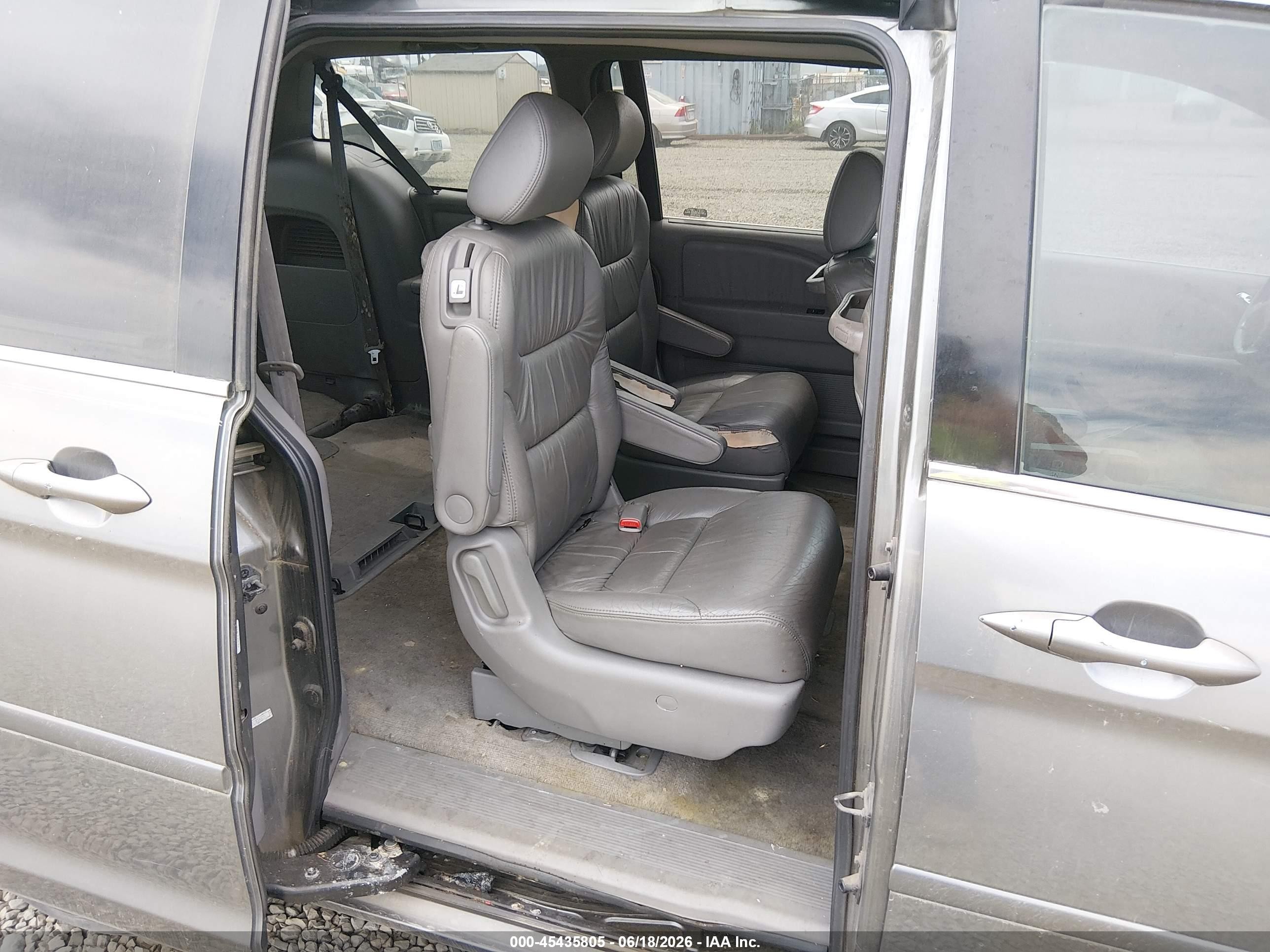 2009 Honda Odyssey Touring Light Blue vin: 5FNRL38909B044016