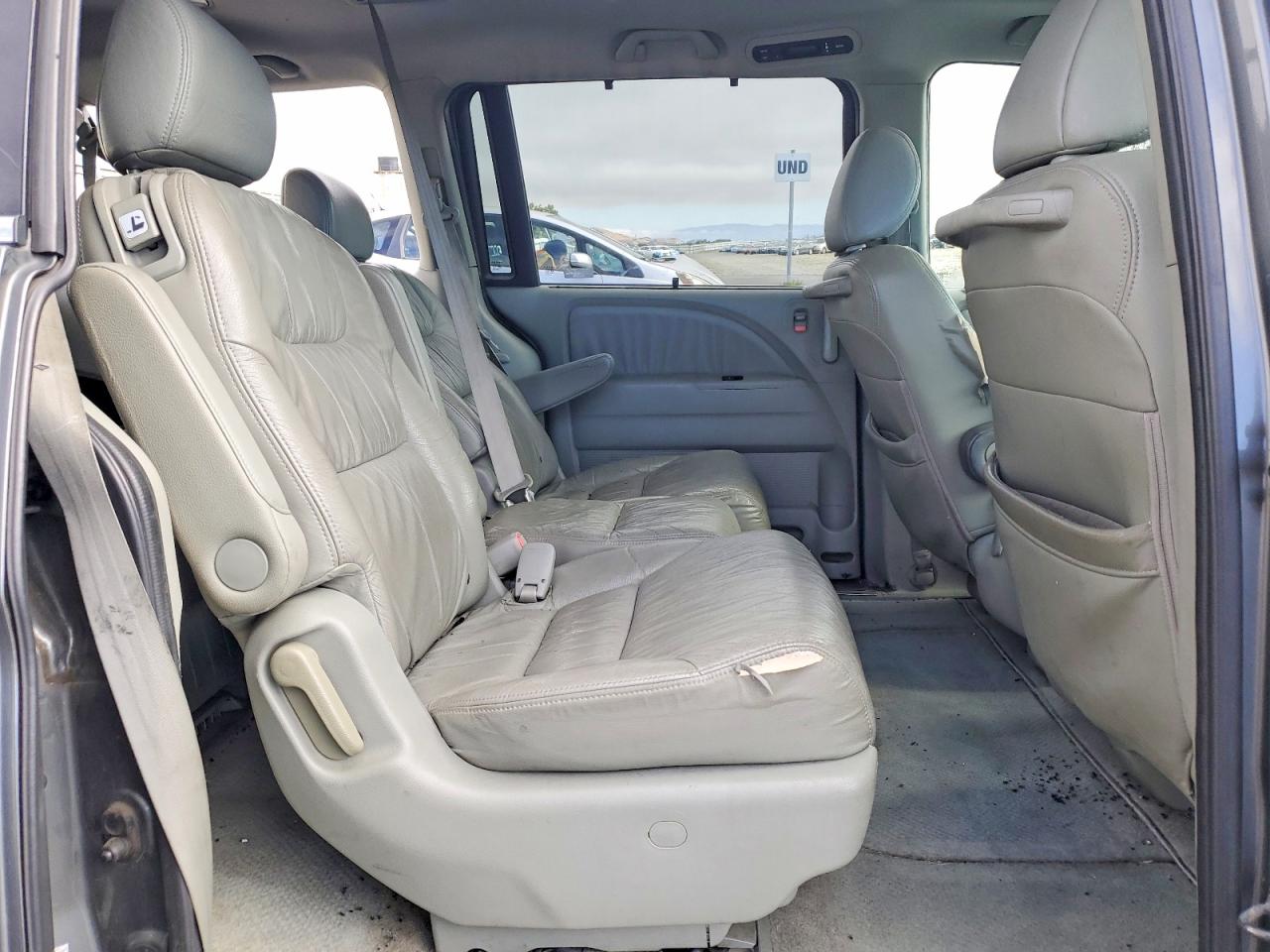 2008 Honda Odyssey Touring Gray vin: 5FNRL38918B014697