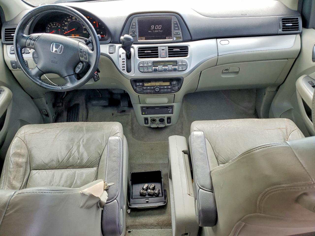 2008 Honda Odyssey Touring Gray vin: 5FNRL38918B014697