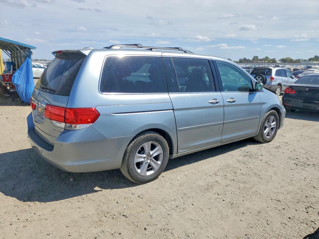 2008 Honda Odyssey Touring Blue vin: 5FNRL38938B088803