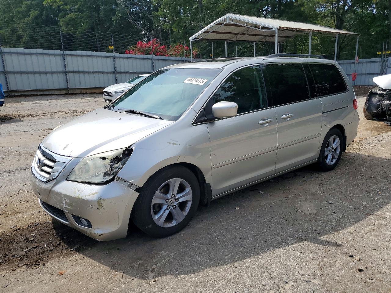 2009 Honda Odyssey Touring Silver vin: 5FNRL38939B029459