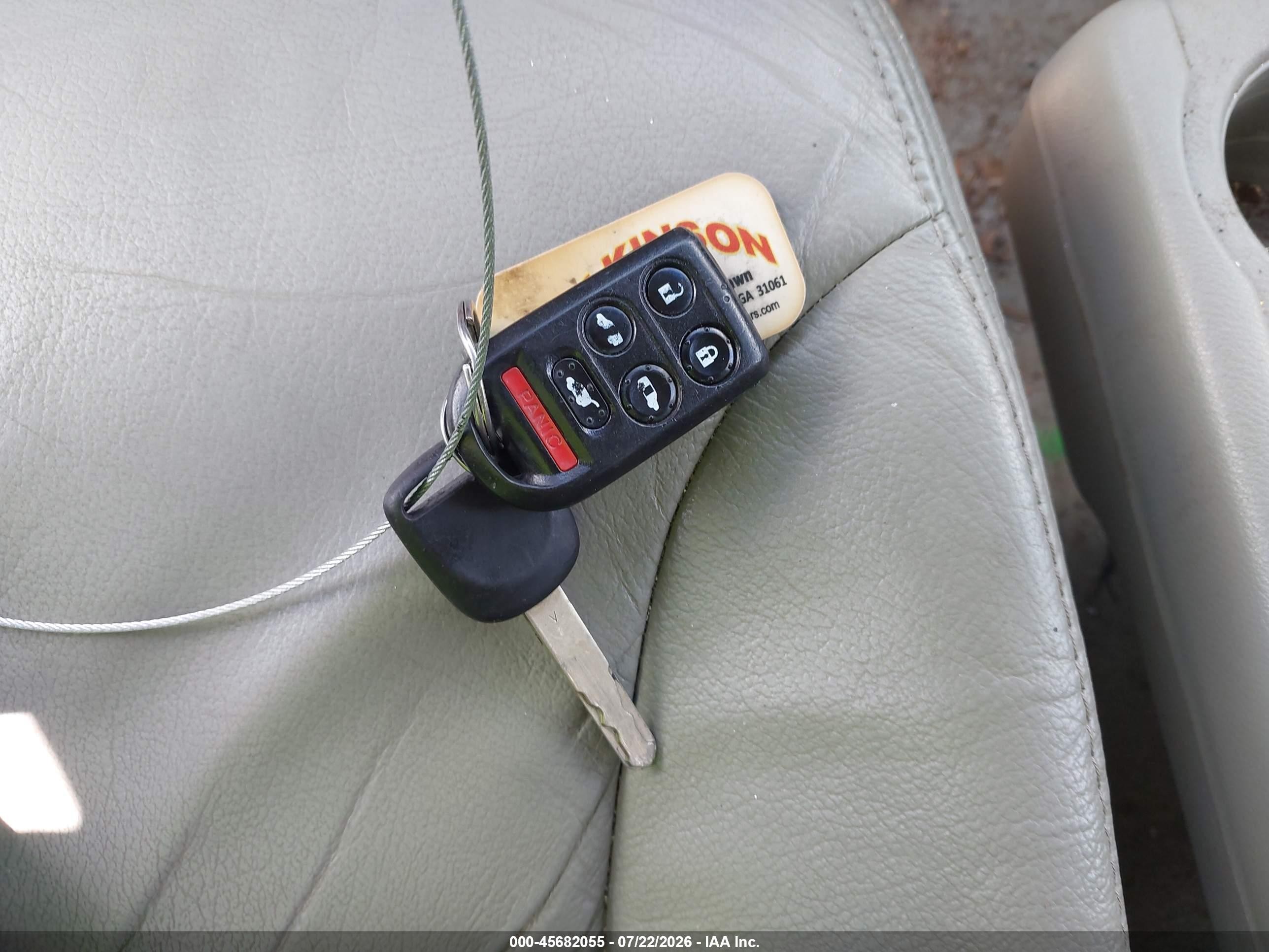 2008 Honda Odyssey Touring Gray vin: 5FNRL38948B069256
