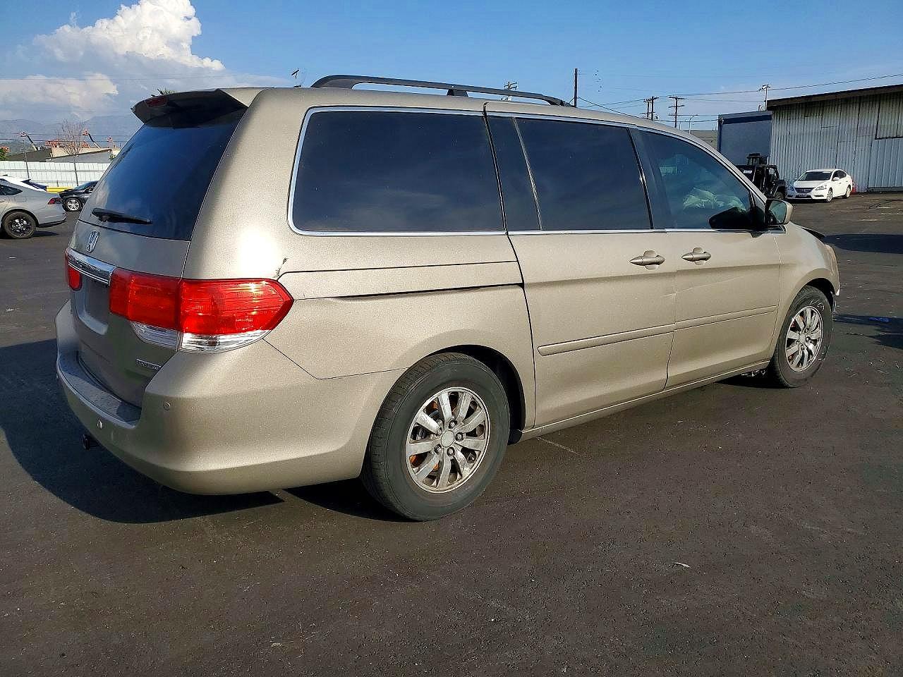 2009 Honda Odyssey Touring Beige vin: 5FNRL38949B034752