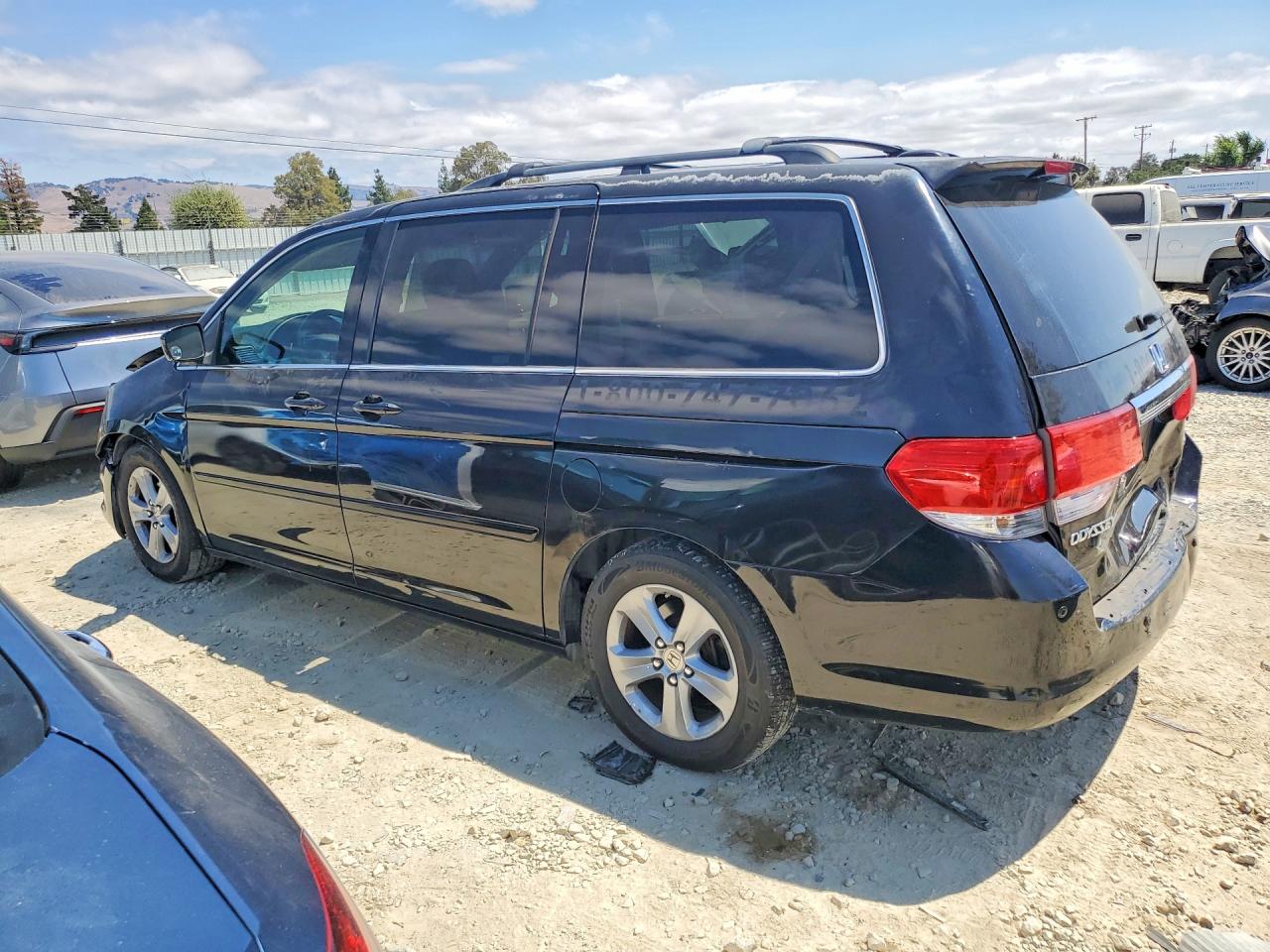 2009 Honda Odyssey Ex Black vin: 5FNRL38949B052071