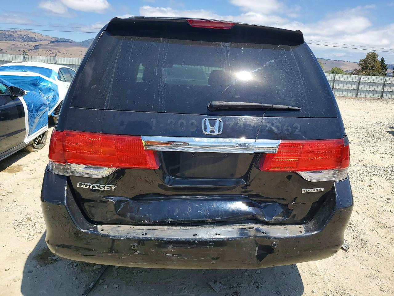2009 Honda Odyssey Ex Black vin: 5FNRL38949B052071