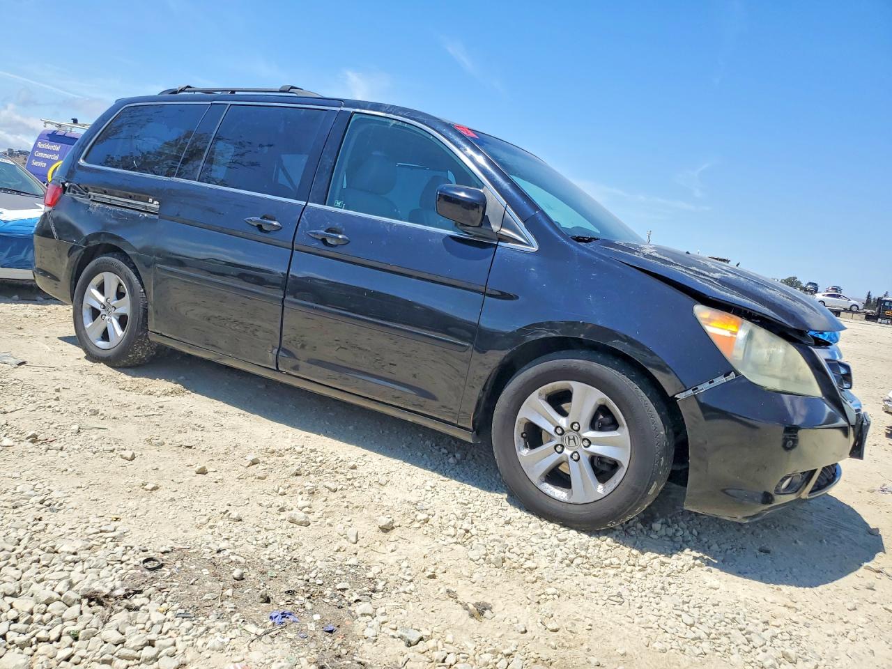 2009 Honda Odyssey Ex Black vin: 5FNRL38949B052071