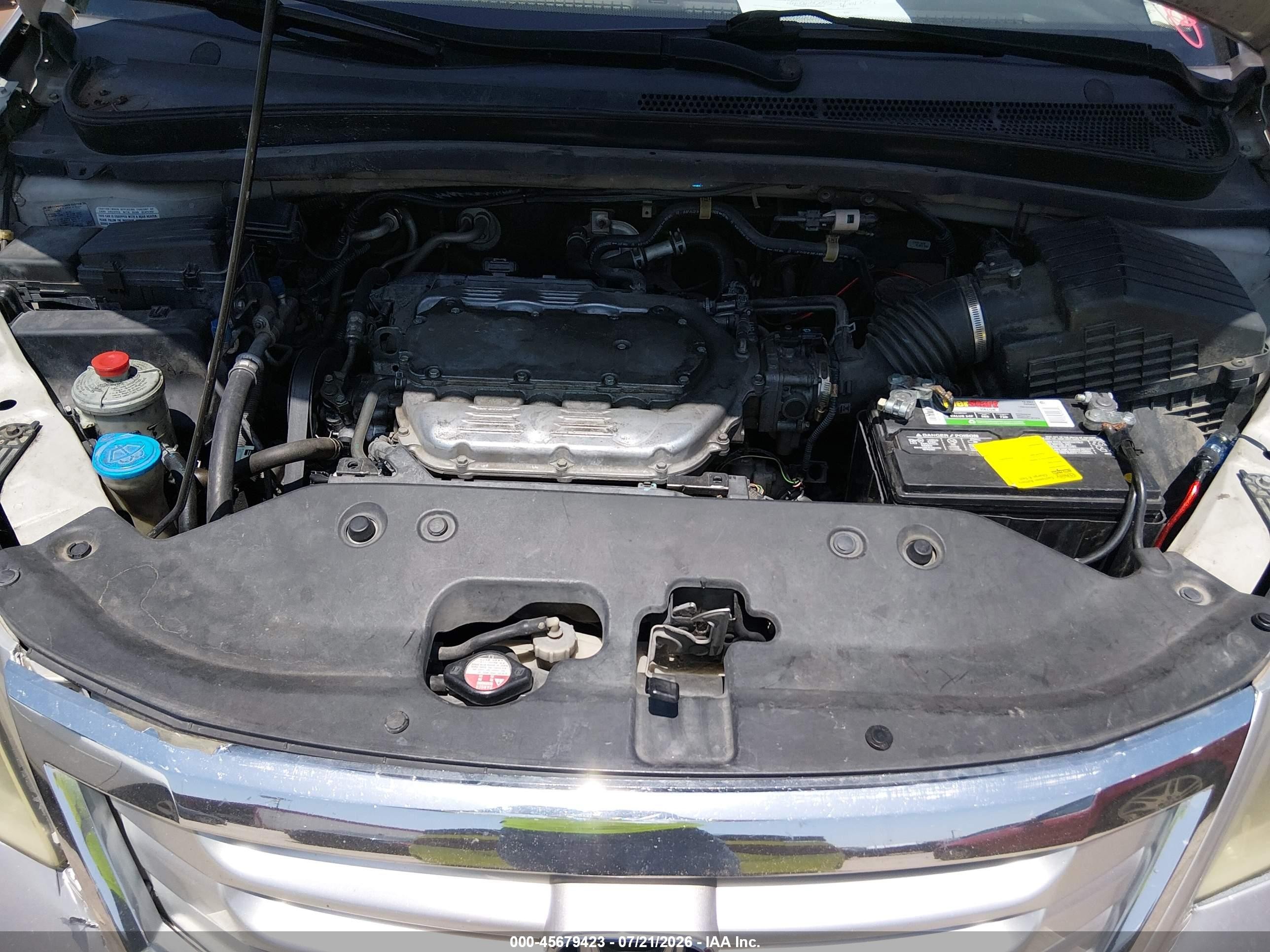 2008 Honda Odyssey Touring Gray vin: 5FNRL38958B024858