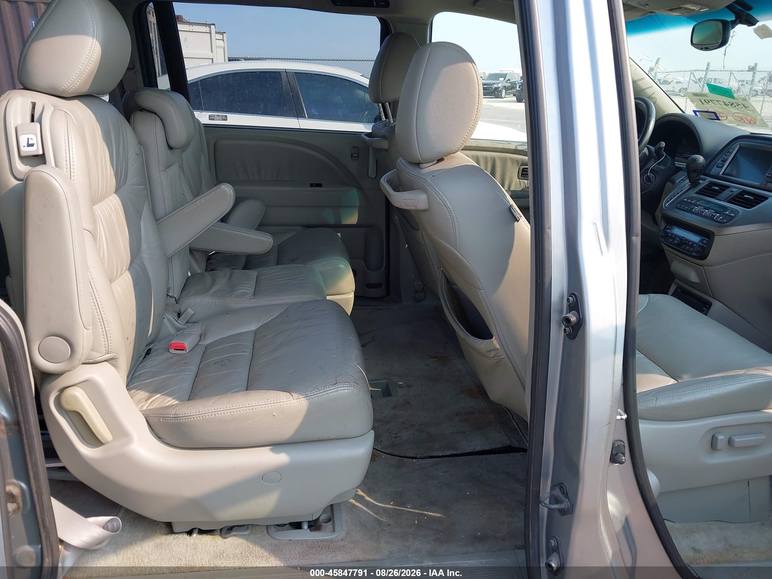 2009 Honda Odyssey Touring Light Blue vin: 5FNRL38959B022495