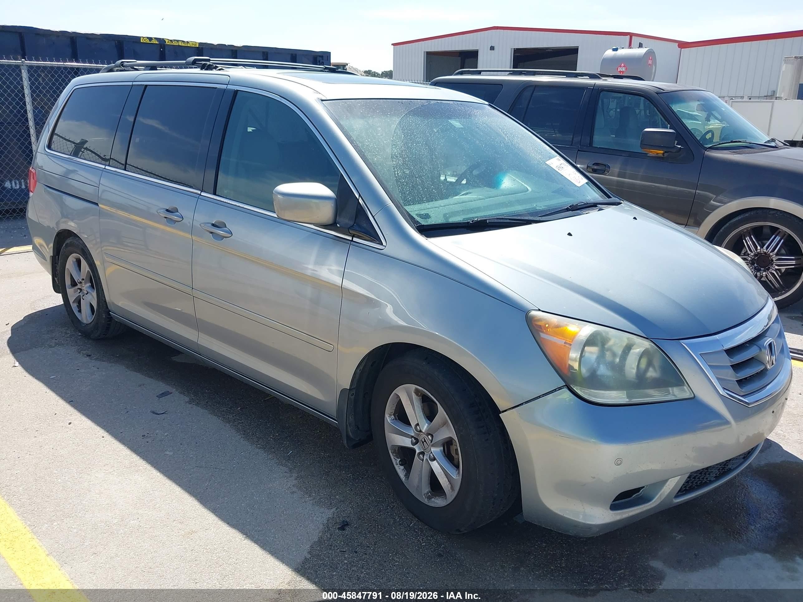 2009 Honda Odyssey Touring Light Blue vin: 5FNRL38959B022495