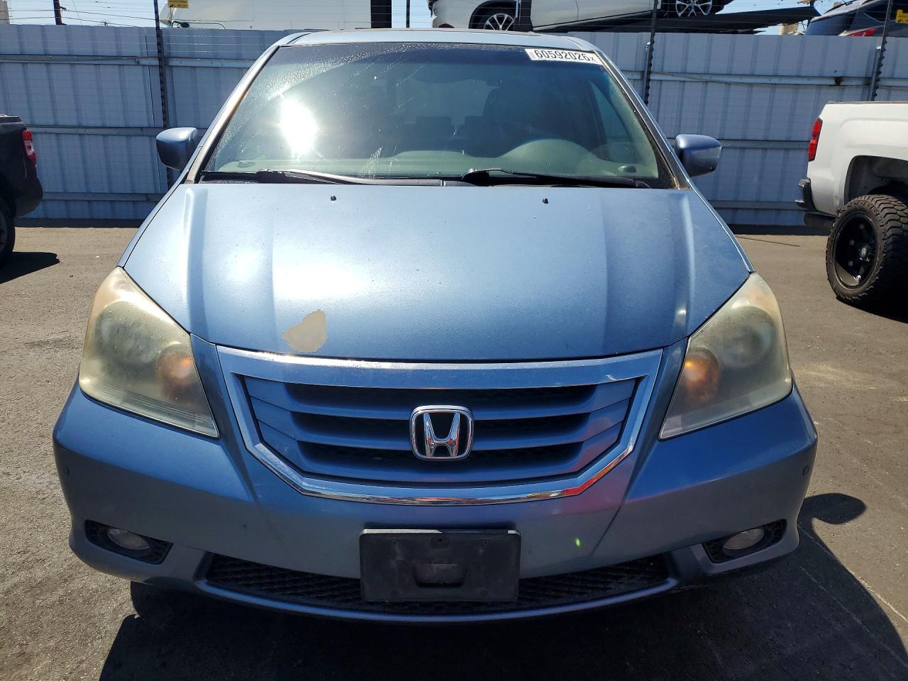 2009 Honda Odyssey Touring Blue vin: 5FNRL38959B032072