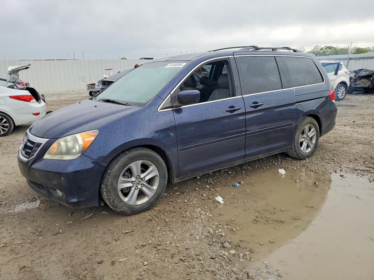2008 Honda Odyssey Touring Blue vin: 5FNRL38978B015952