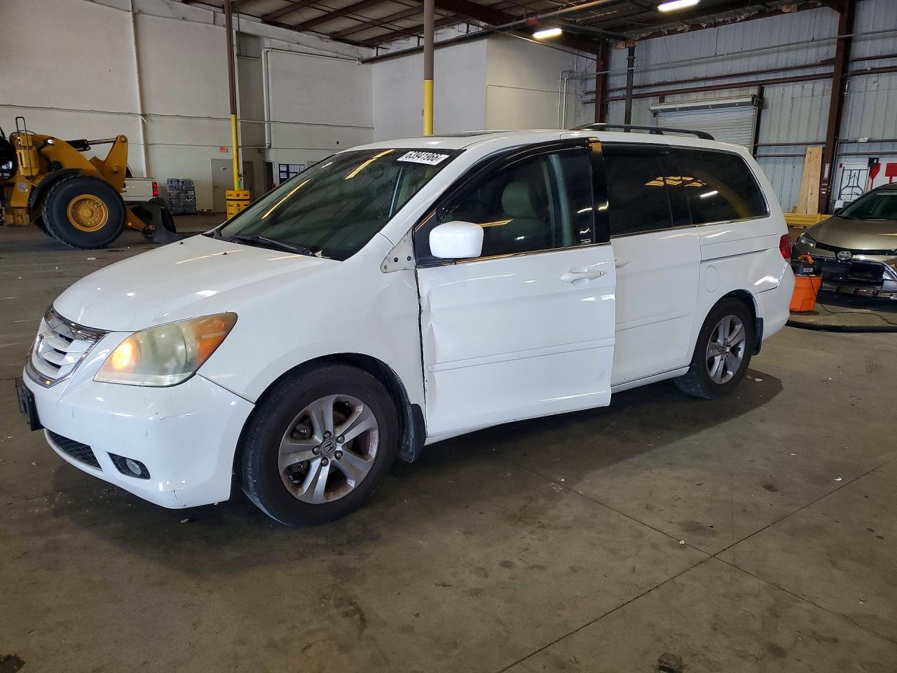 2008 Honda Odyssey Touring White vin: 5FNRL38978B028264