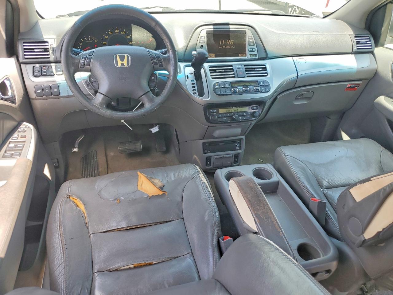 2009 Honda Odyssey Touring Gray vin: 5FNRL38979B044031