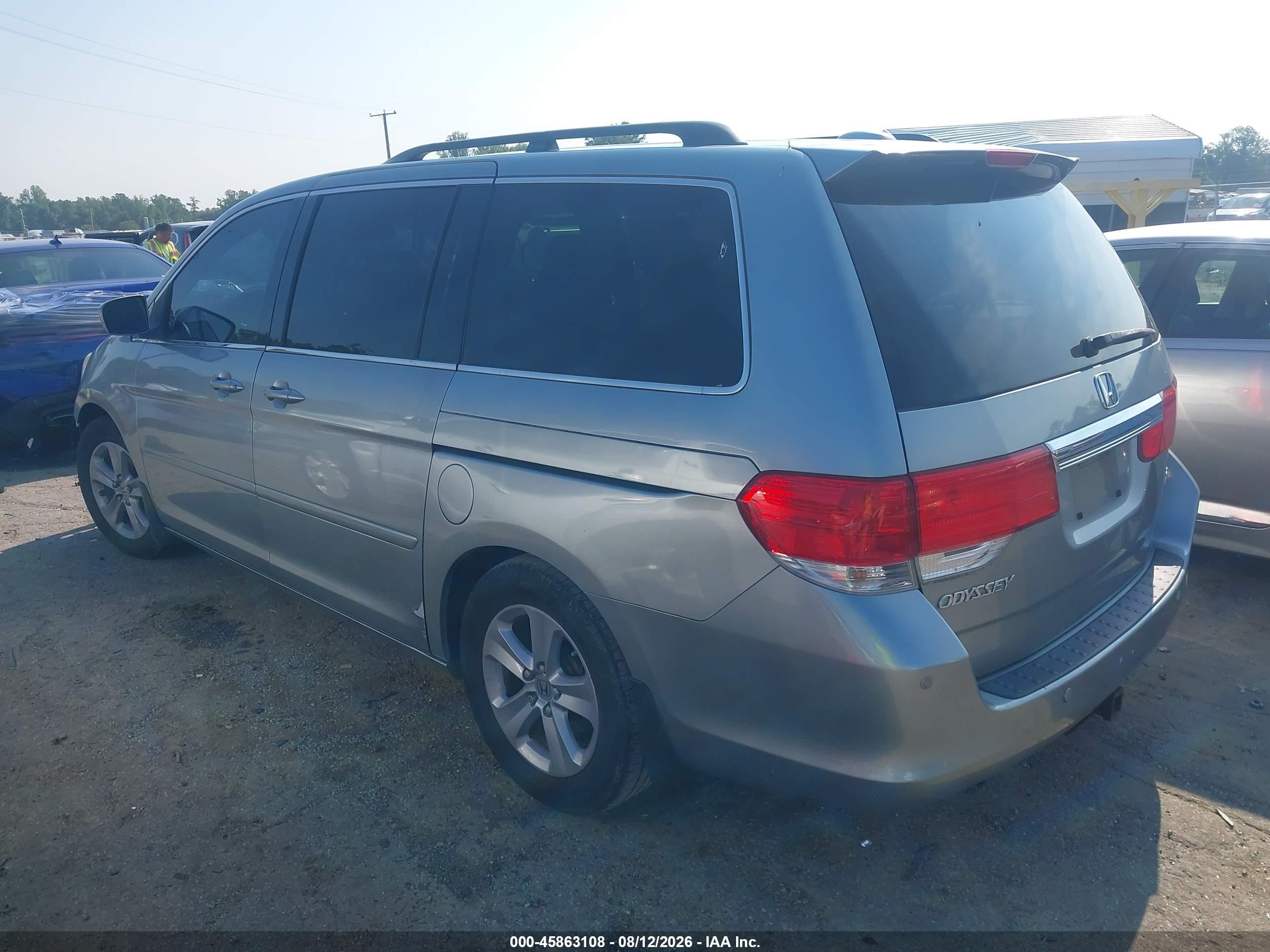 2008 Honda Odyssey Touring Blue vin: 5FNRL38988B012672