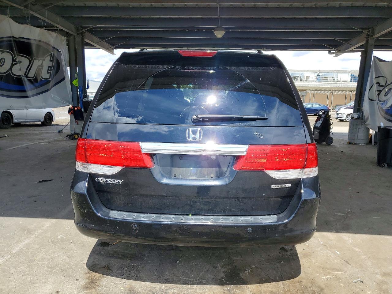 2009 Honda Odyssey Touring Black vin: 5FNRL38989B024354