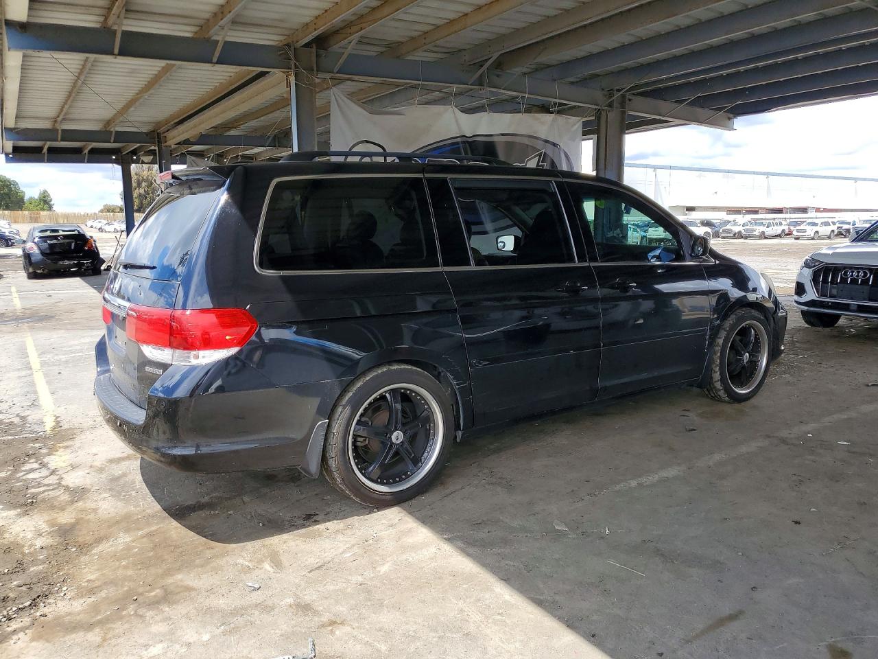 2009 Honda Odyssey Touring Black vin: 5FNRL38989B024354