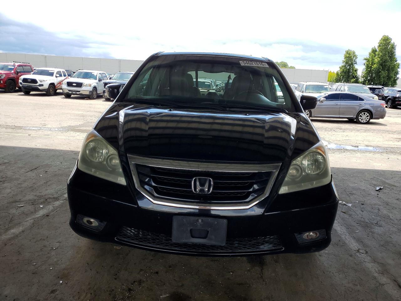 2009 Honda Odyssey Touring Black vin: 5FNRL38989B024354