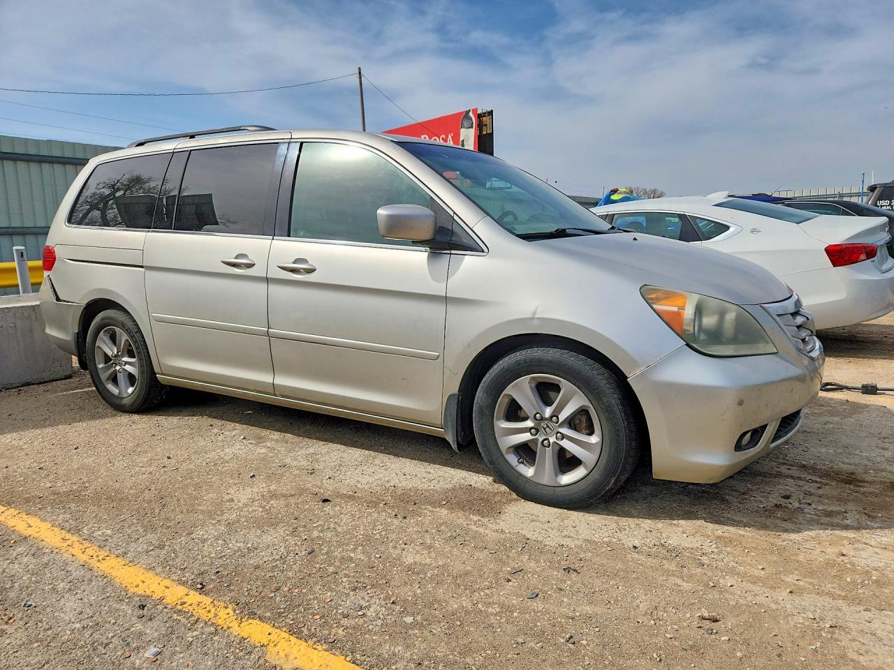 2008 Honda Odyssey Touring Silver vin: 5FNRL38998B043154