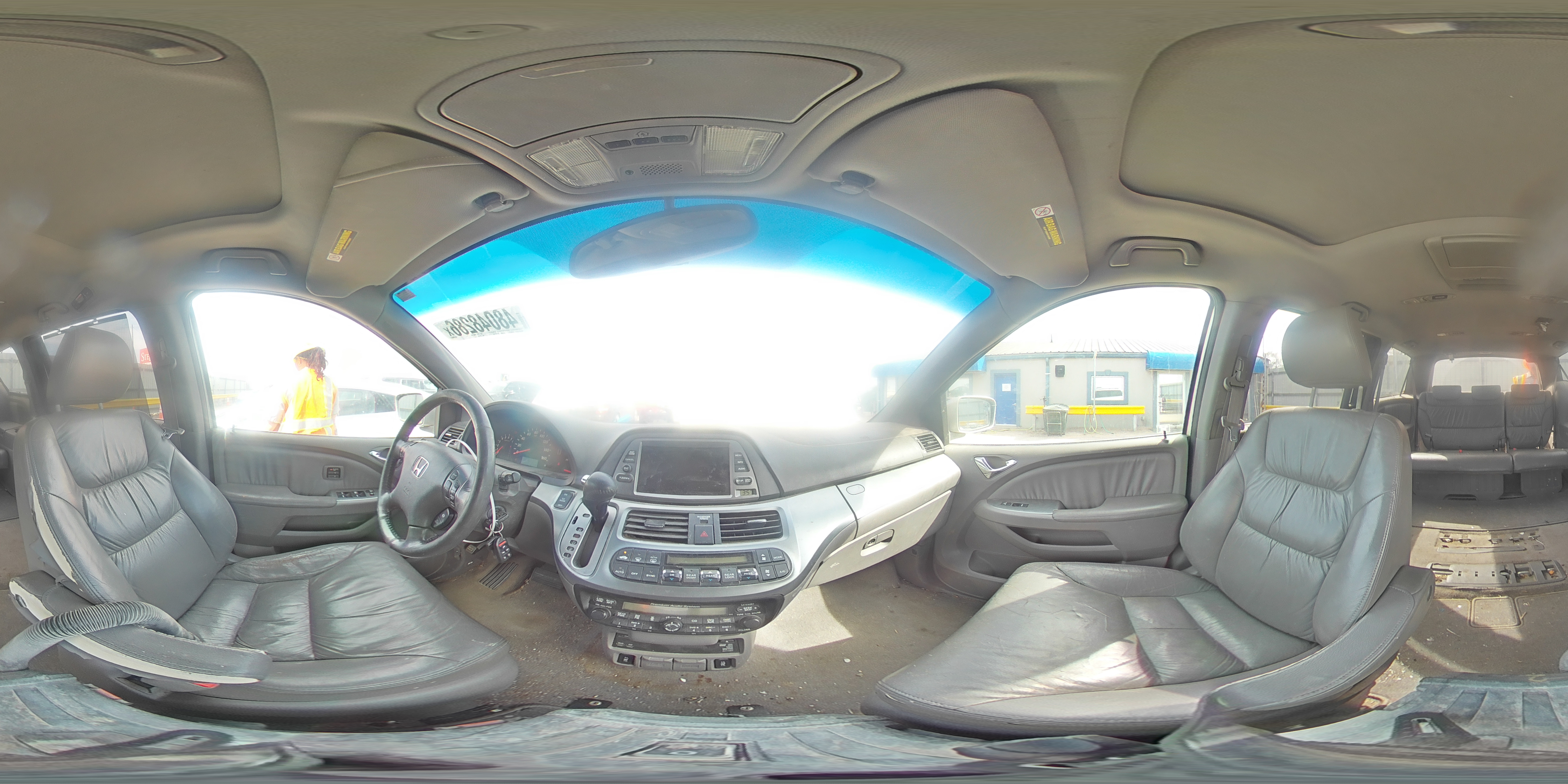 2008 Honda Odyssey Touring Silver vin: 5FNRL38998B043154