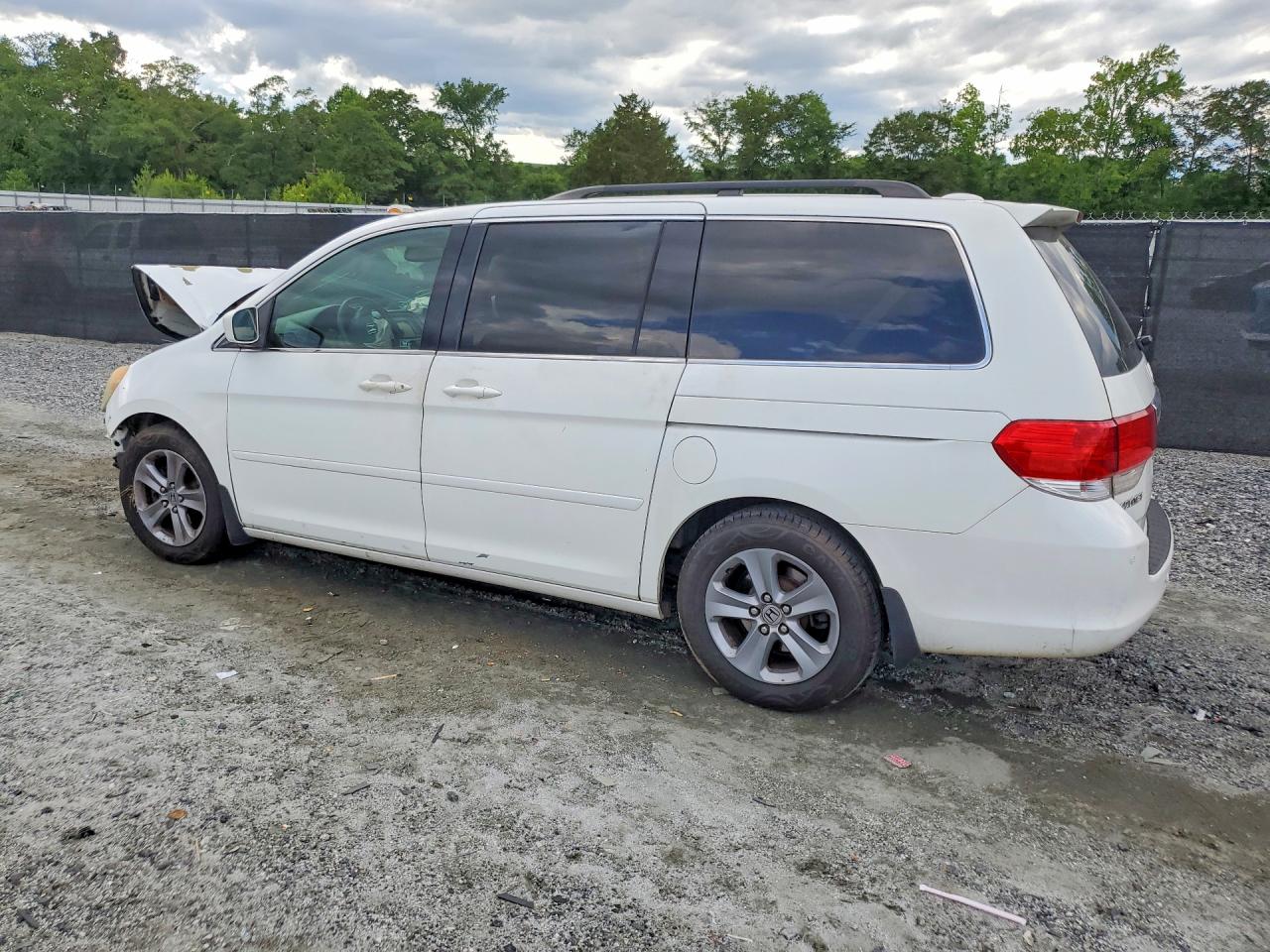 2008 Honda Odyssey Touring White vin: 5FNRL38998B049861