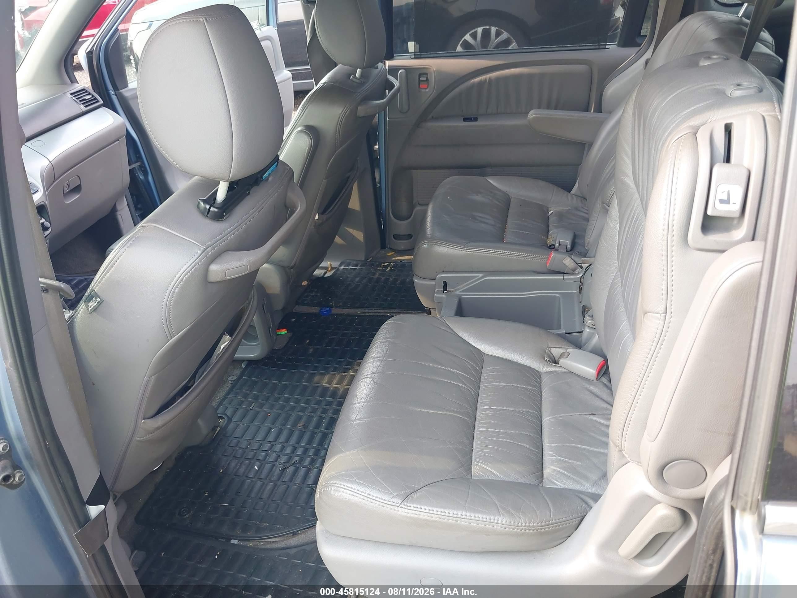 2009 Honda Odyssey Touring Blue vin: 5FNRL38999B000340